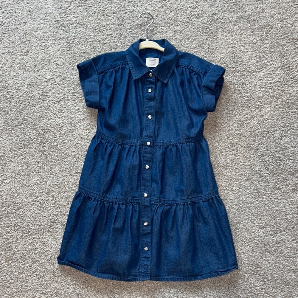 Crewcuts girls chambray denim dress, size 6